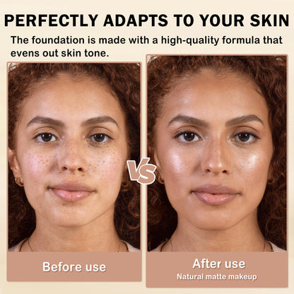 UAOE Color Changing Foundation for Mature Skin,1.01 FL.OZ,02 Medium