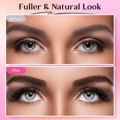 Eyelash and Eyebrow Color Kit 2-in-1,Easy Use Salon at Home Instant Set,7ml