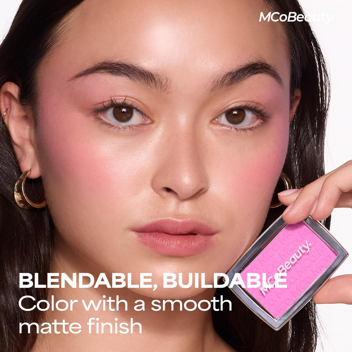 MCoBeauty Glow Up pH Color Activated Powder Blush - Blush Red