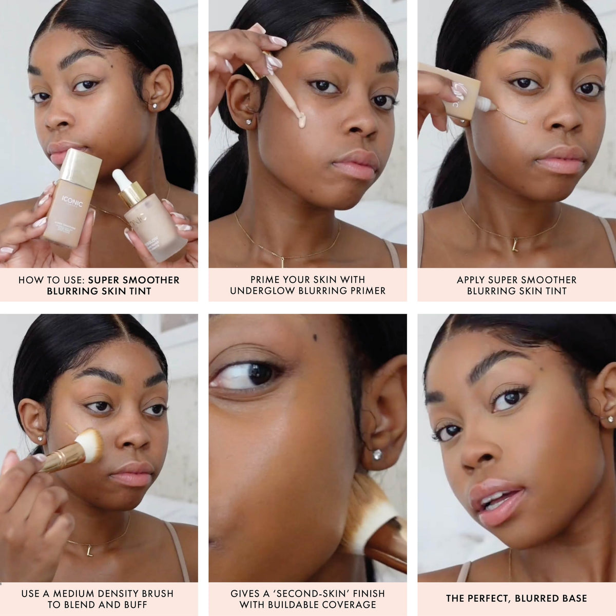 ICONIC LONDON Super Smoother Blurring Skin Tint | Neutral Medium, 1 Fl Oz