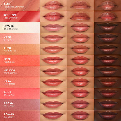 Thrive Causemetics Sheer Strength Shine Lip Tint, Warm Plum Shade