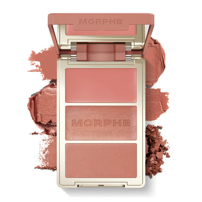 Morphe Cheek Thrills Multi-Finish Face Trio, After Party, 0.38 oz