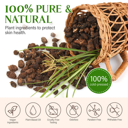GOGIFTGO Cyperus Rotundus Oil,Cyprus Rotundus Oil for Hair Removal,Cyperus Oi-l Natural, Soothing and Gentle,Reducing Body Hair Growth,Smooth Skin & Hair Removal,60ml (1pcs)