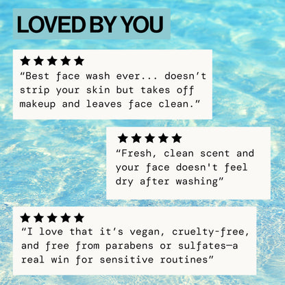 Pacifica Beauty Sea Foam Complete Face Wash Set, Skincare, Daily Gentle Facial Cleanser, Makeup Remover, Coconut Water, Sea Algae Complex, Sulfate & Paraben Free, Vegan, 5 fl oz (2 Pack)