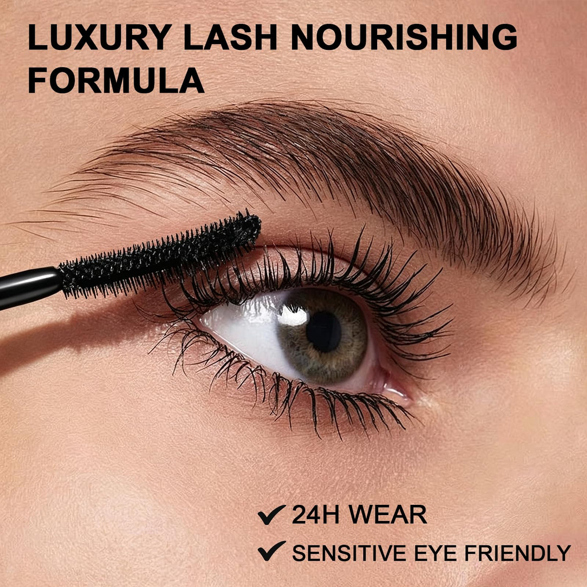 MYSTER ROSEY Mascara for Older Women, Tubing Mascara Black