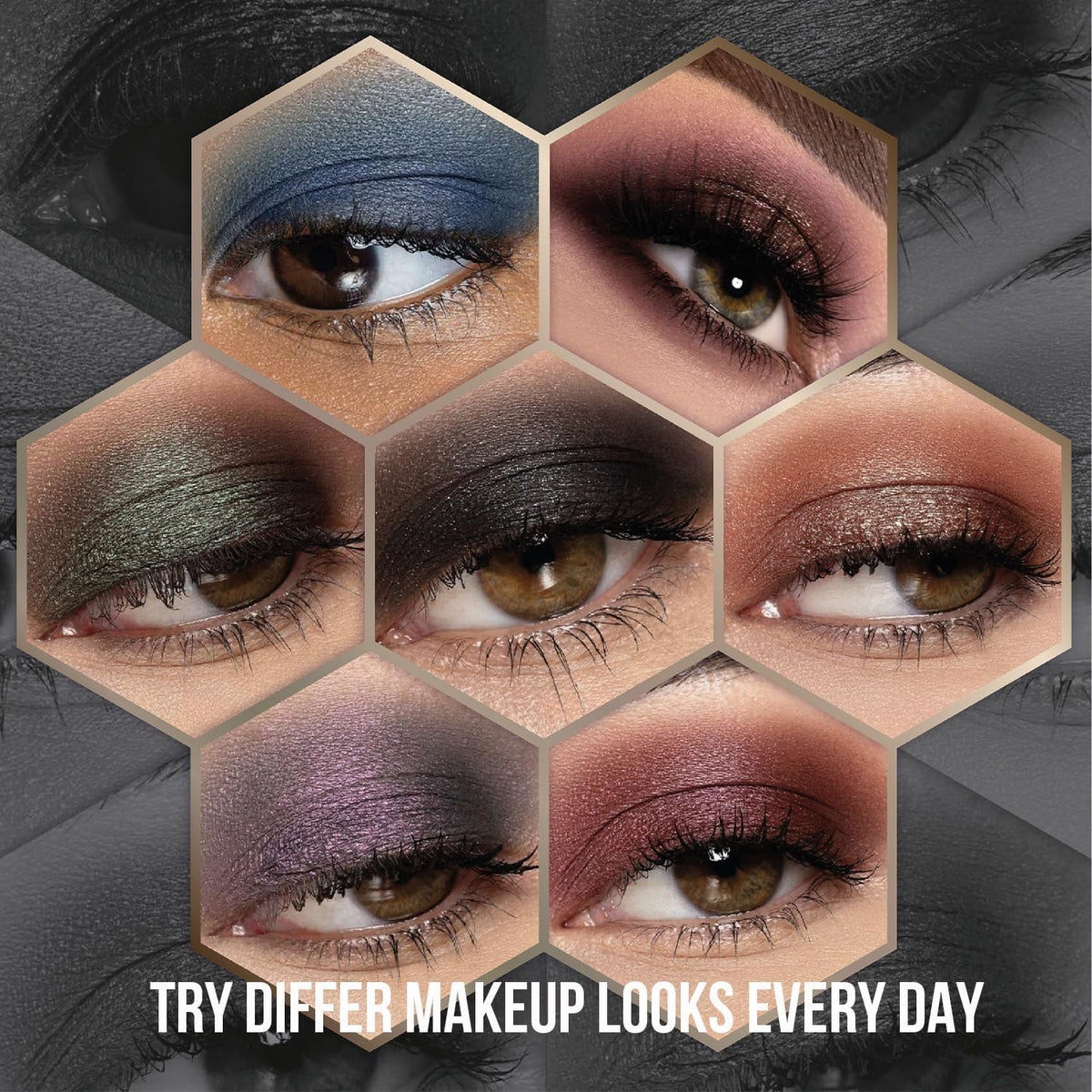 Tintark Midnight Masquerade Black Spectrum Smokey Eyeshadow Palette