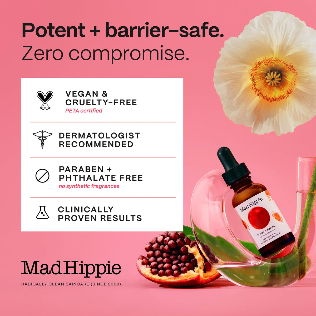 Mad Hippie Super A Serum for Face with Retinol Alternative, 1.02 Fl Oz