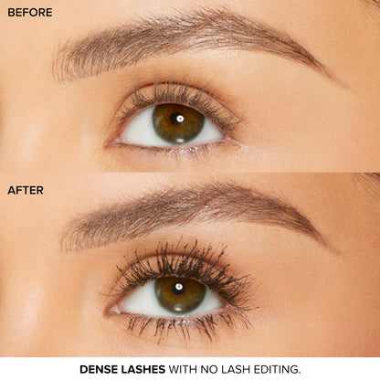 Too Faced Naturally Better Than Sex Mascara|Volumizing and Lengthening Mascara with Bamboo Fibers + Goji Berry,Nourishing for Sensitive Eyes, Vegan,Cruelty-Free Eye Makeup,Black,Travel Size,0.16 Fl Oz