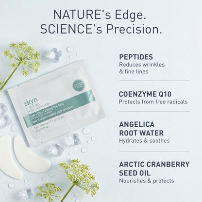 Skyn ICELAND Hydro Cool Firming Eye Patches with Peptides and Coenzyme Q10