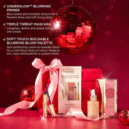 ICONIC LONDON The Glow & Blush Trio | 3-Piece Makeup Gift Set