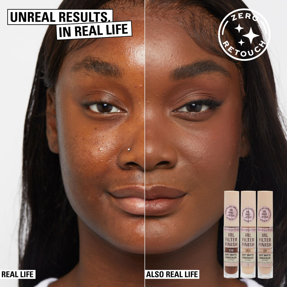 Revolution IRL Filter Finish Concealer, C2