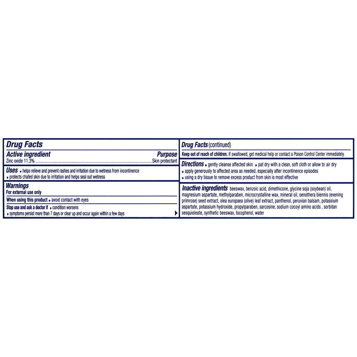 Balmex AdultAdvantage Skin Relief Cream, Adult Rash, and Bed Sores, 3 Oz