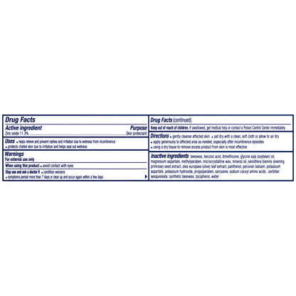 Balmex AdultAdvantage Skin Relief Cream, Adult Rash, and Bed Sores, 3 Oz