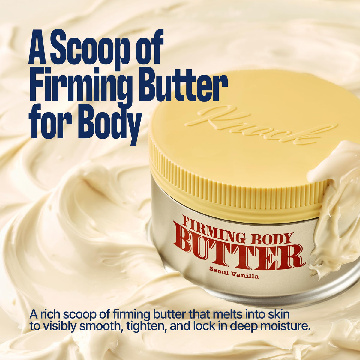 Knock Firming Body Butter, Deep Moisturizer, Gourmand Scent