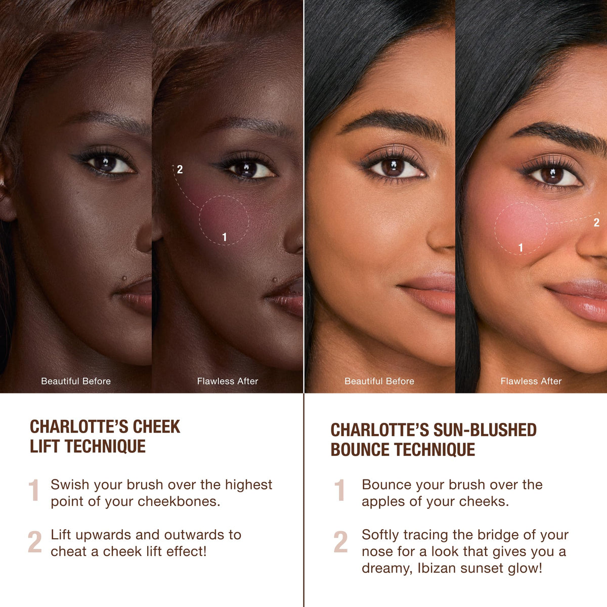 Charlotte Tilbury Airbrush Flawless Blush Blur - Powder Color for Cheeks