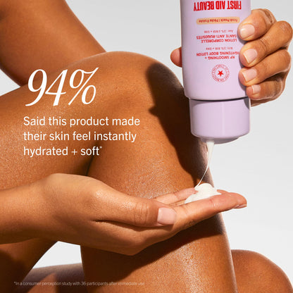 First Aid Beauty KP Smoothing and Brightening Body Lotion, 6.7 fl oz, Peach