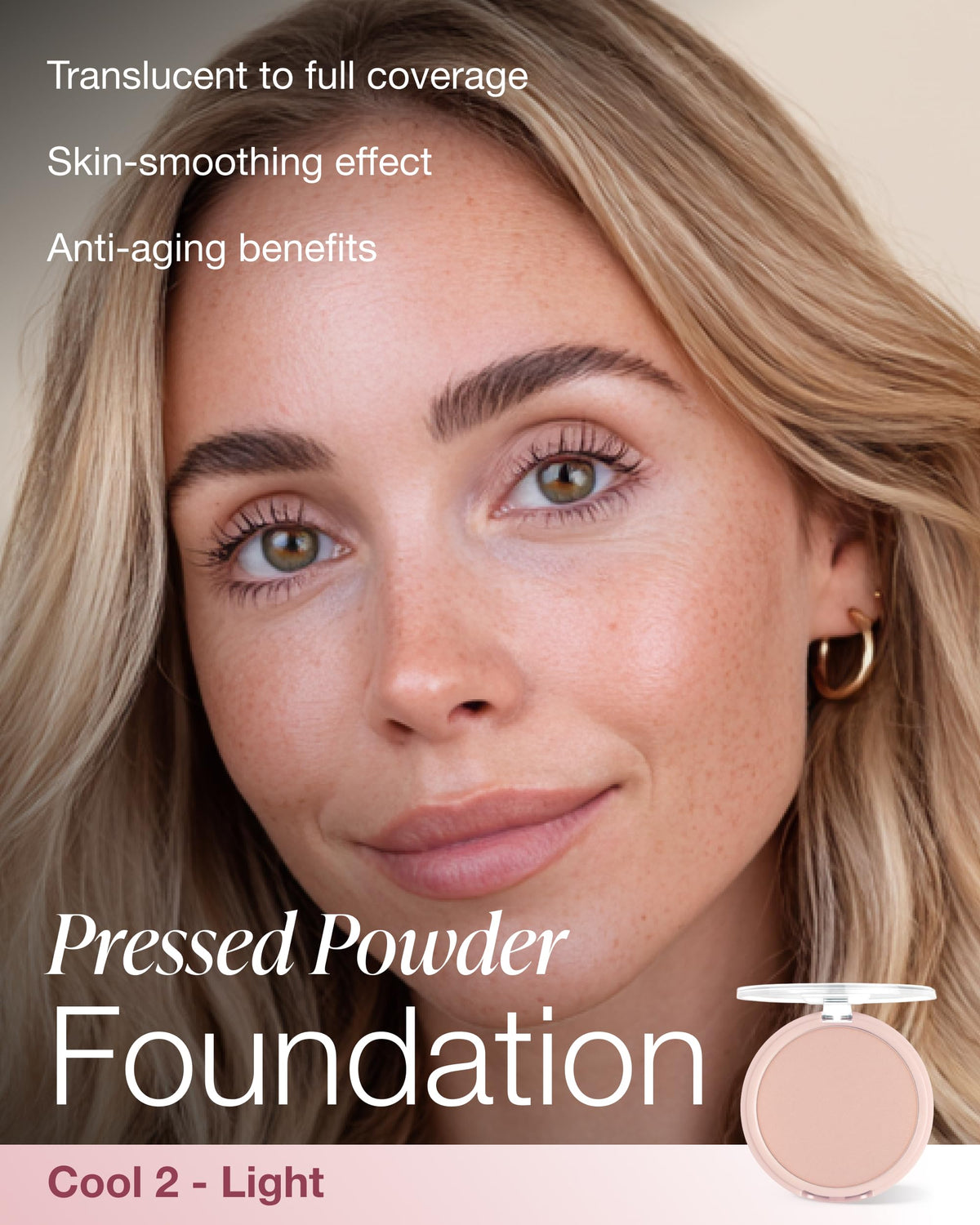 Mineral Fusion Pressed Powder Foundation (Cool 2)