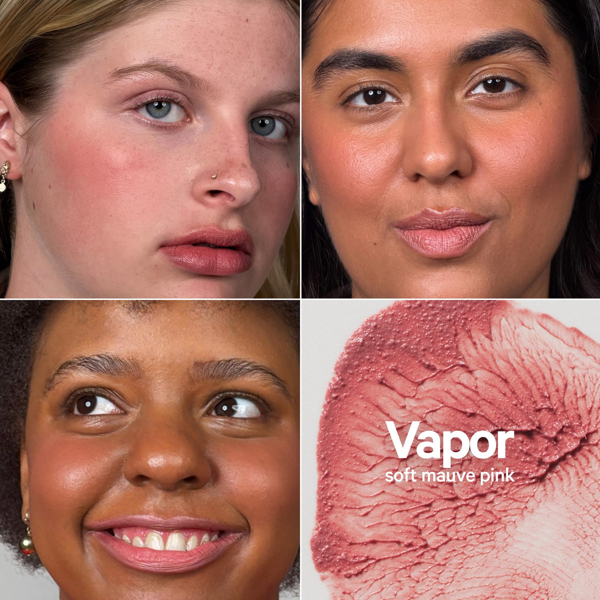 Milk Makeup Lip + Cheek Blur Stick – Vapor (Soft Mauve Pink), 0.28 oz