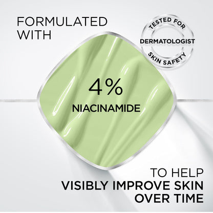 L'Oreal Paris Prime Lab Up to 24H Redness Eraser Face Primer Infused with Niacinamide to Reduce Face Redness and Extend Makeup Wear, 1.01 Fl Oz