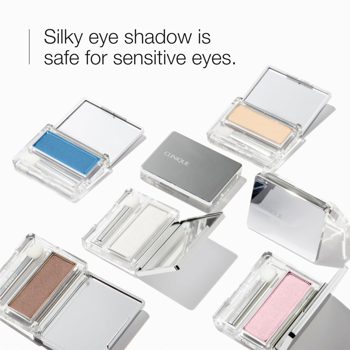 Clinique All About Shadow Single Eye Shadow Makeup | Safe For Sensitive Eyes, French Vanilla, 0.06 Ounce