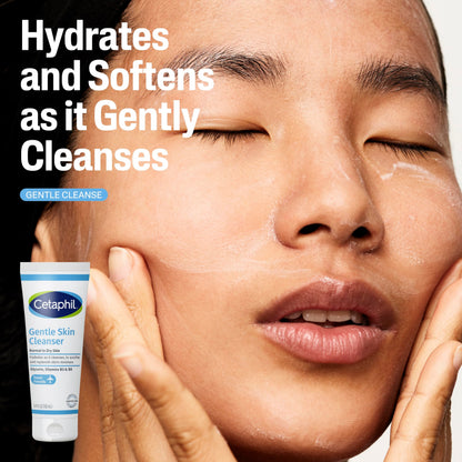 Cetaphil Sensitive Skin Gift Set, Gentle Cleanser & Moisturizer, TSA Kit