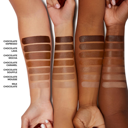 Too Faced Chocolate Soleil Melting Bronzing & Sculpting Stick | Multi-Use, Contour + Cream Bronzer Stick | Lightweight, Satin-Finish with Buildable Coverage, 0.28 Ounce, 0.28 Ounce, Chocolate Souffle
