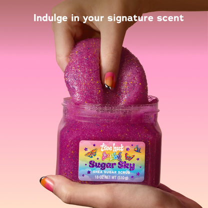 Lisa Frank x Tree Hut Sugar Sky Body Scrub, Exfoliating Sugar Scrub, 18 Oz
