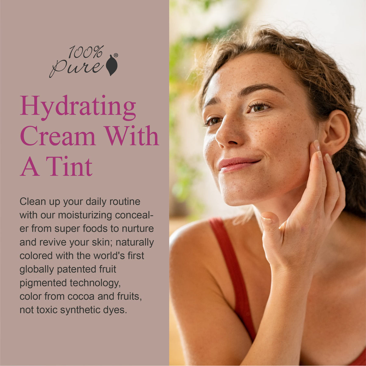 100% PURE Tinted Moisturizer, Cocoa, 1 fl oz