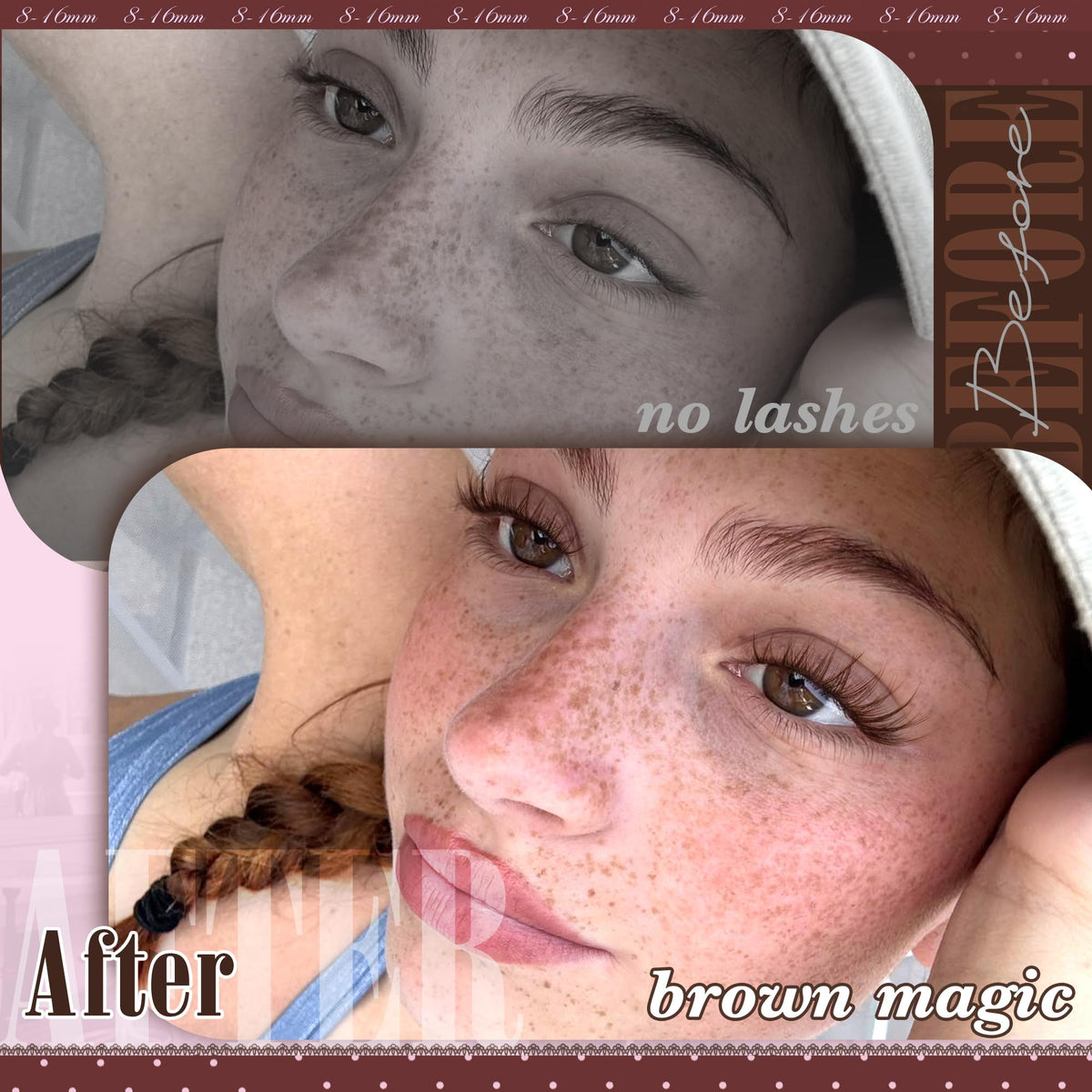 Brown Lash Clusters Natural Eyelash Clusters Dark Brown Eyelash Extensions