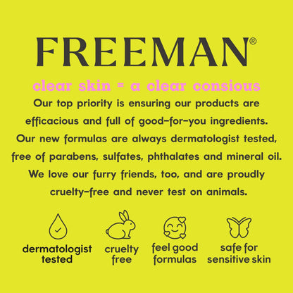 Freeman Exotic Blends Facial Mask 4 Piece Set, Peel-Off & Jelly Masks, Cleansing, Pore-Clearing & Hydrating Facial Masks, For All Skin Types, Includes Silicone Mask Brush, Vegan & Cruelty-Free