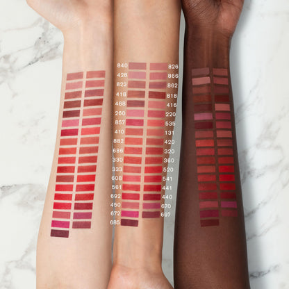 Estée Lauder Pure Color Long-Lasting Matte Lipstick for Women with Matte Finish | Plumping & Nourishing, 0.12 Ounce, 606 Red Ego