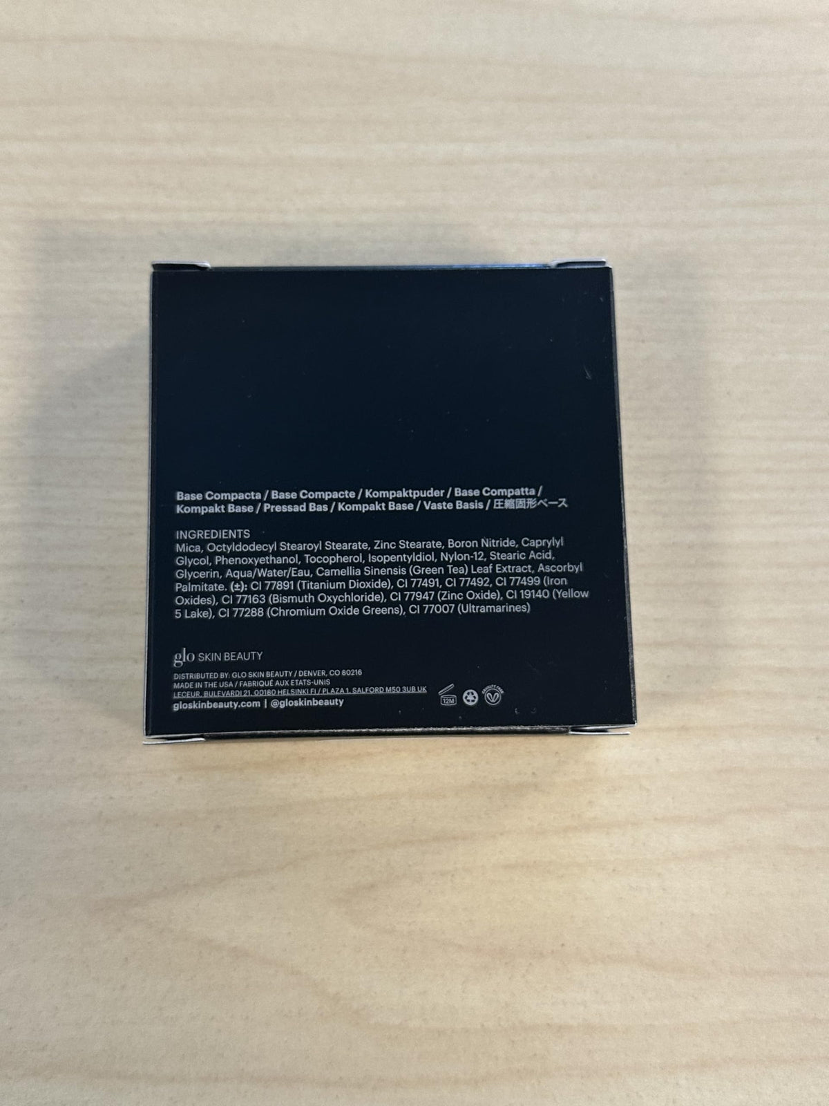 Glo Skin Beauty Pressed Base Powder Foundation Natural Medium 0.92oz