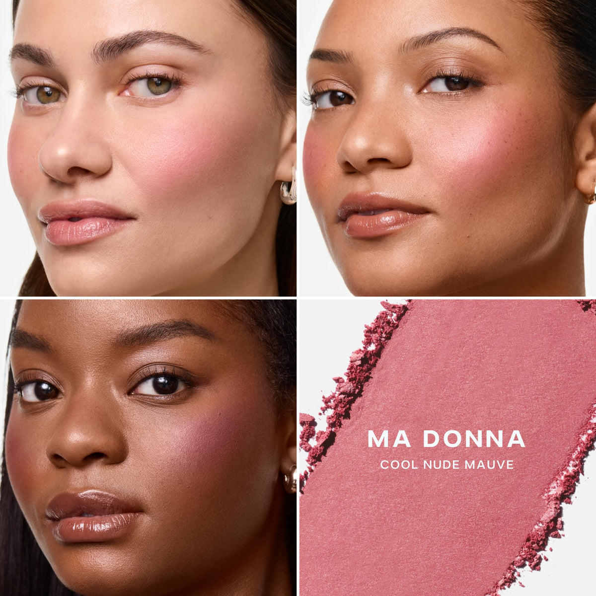 Saie SuperSuede Baked Blush Powder, Ma Donna (0.1 oz)
