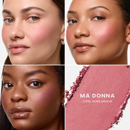 Saie SuperSuede Baked Blush Powder, Ma Donna (0.1 oz)
