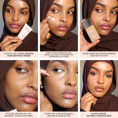 ICONIC LONDON Velvet Smooth Pore-Refining Primer | Vegan, 1.01 Fl oz