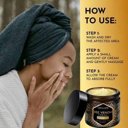 Layla Mae Bee Venom Face Cream for Firming & Wrinkle Care