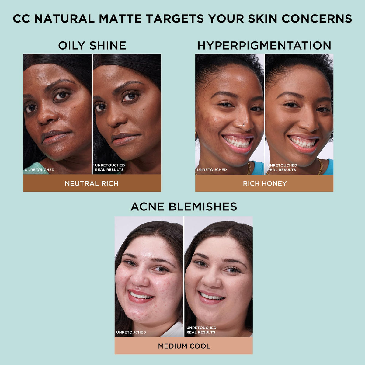 IT Cosmetics CC+ Cream Natural Matte Foundation SPF 40 - Medium (N)