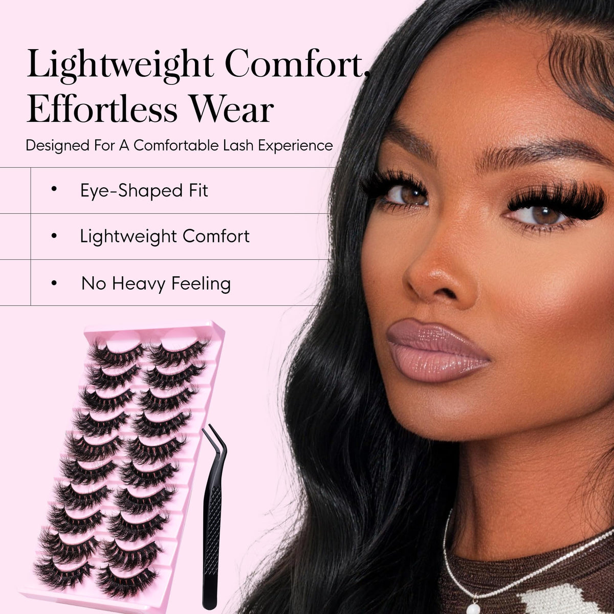 BEYELIAN False Eyelashes Full Volume Mink Lashes Strips