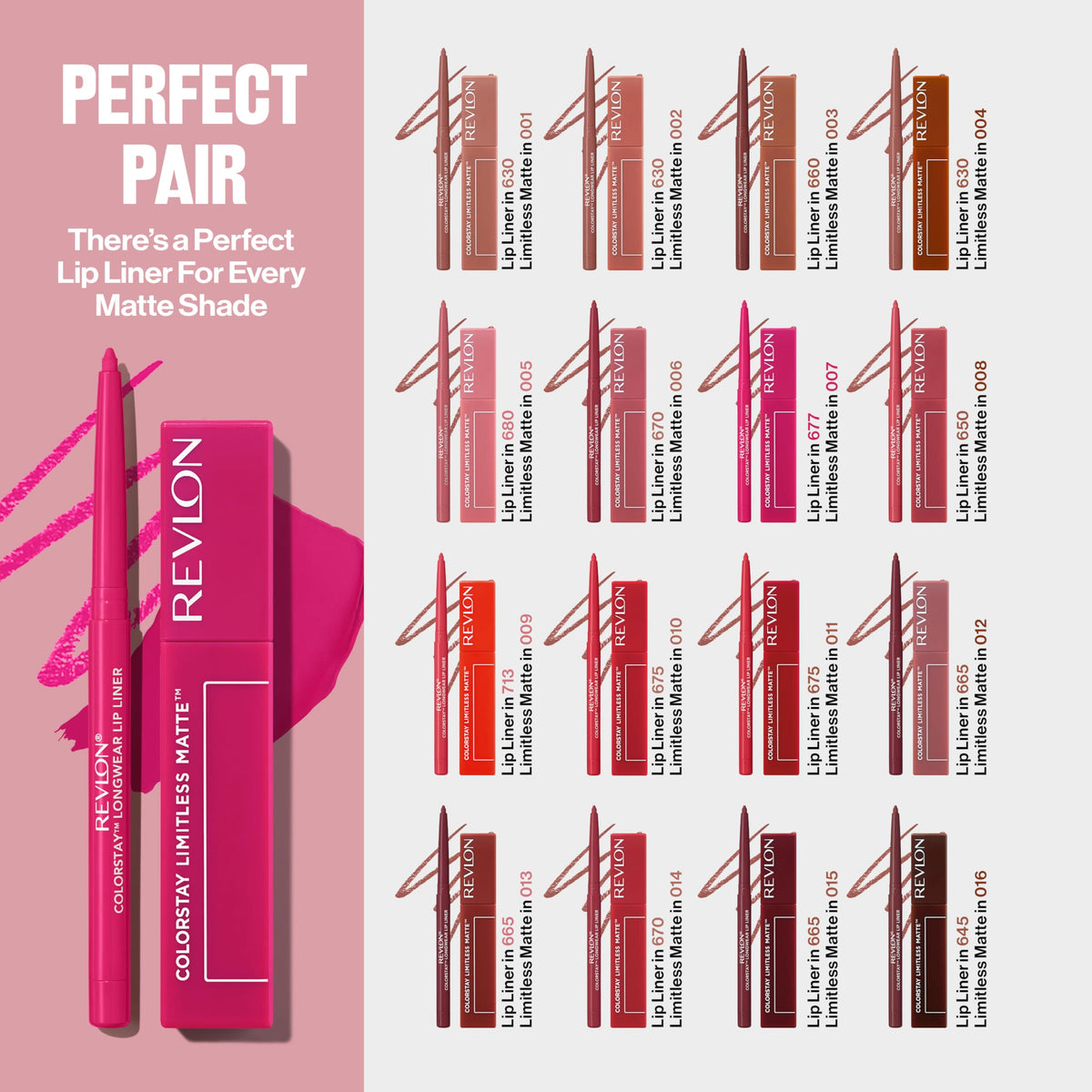 Revlon ColorStay Limitless Matte Lipstick, 006 Manifest, 0.17 fl oz