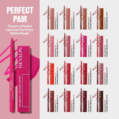 Revlon ColorStay Limitless Matte Lipstick, 006 Manifest, 0.17 fl oz