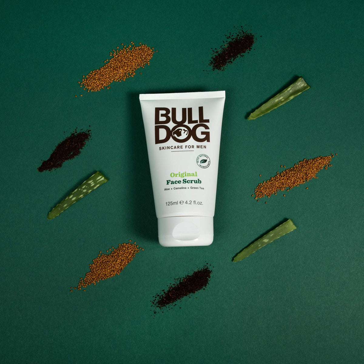 Bulldog Mens Skincare and Grooming Original Face Scrub, 4.2 Fluid Ounce