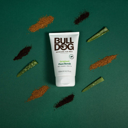 Bulldog Mens Skincare and Grooming Original Face Scrub, 4.2 Fluid Ounce