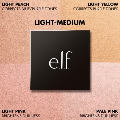 e.l.f. Set it Bright Powder Quad, Light-Medium