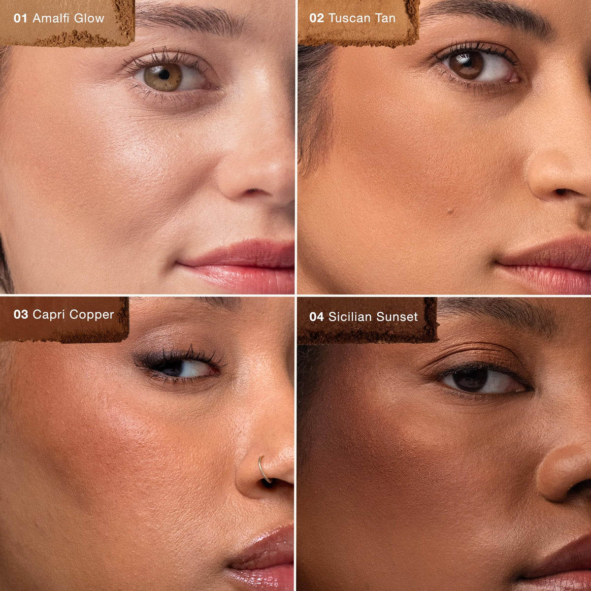 Milani Baked Bronzer, Bronzer Powder & Contour Powder - Amalfi Glow