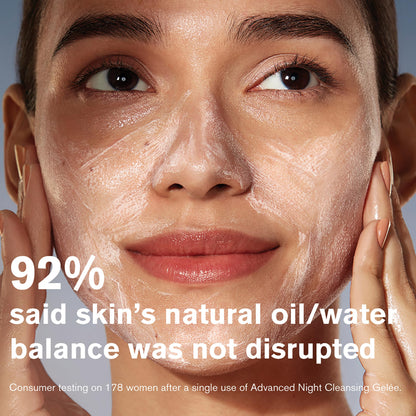Estée Lauder Advanced Night Cleansing Gelée Foaming Face Wash Cleanser with 15 Amino Acids | Deep Pore Cleanser, 3.4 Fl Oz