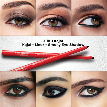 FACESCANADA Magneteyes Eyeliner - Black, Waterproof, Smudge Proof