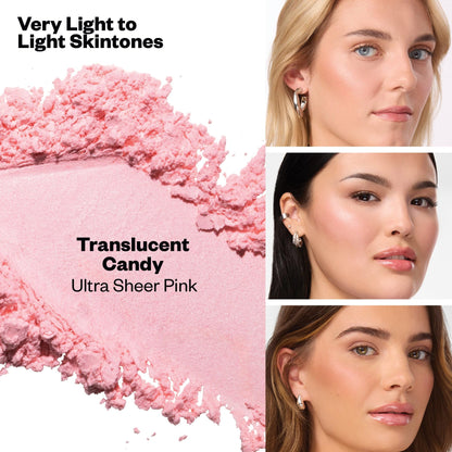 Kosas Cloud Set Talc-Free Loose Setting Face Powder, Ultra Sheer Pink