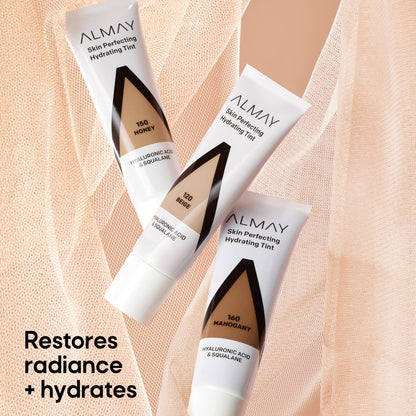 Almay Skin Perfecting Hydrating Tint Foundation, 100 Ivory, 0.94 fl oz