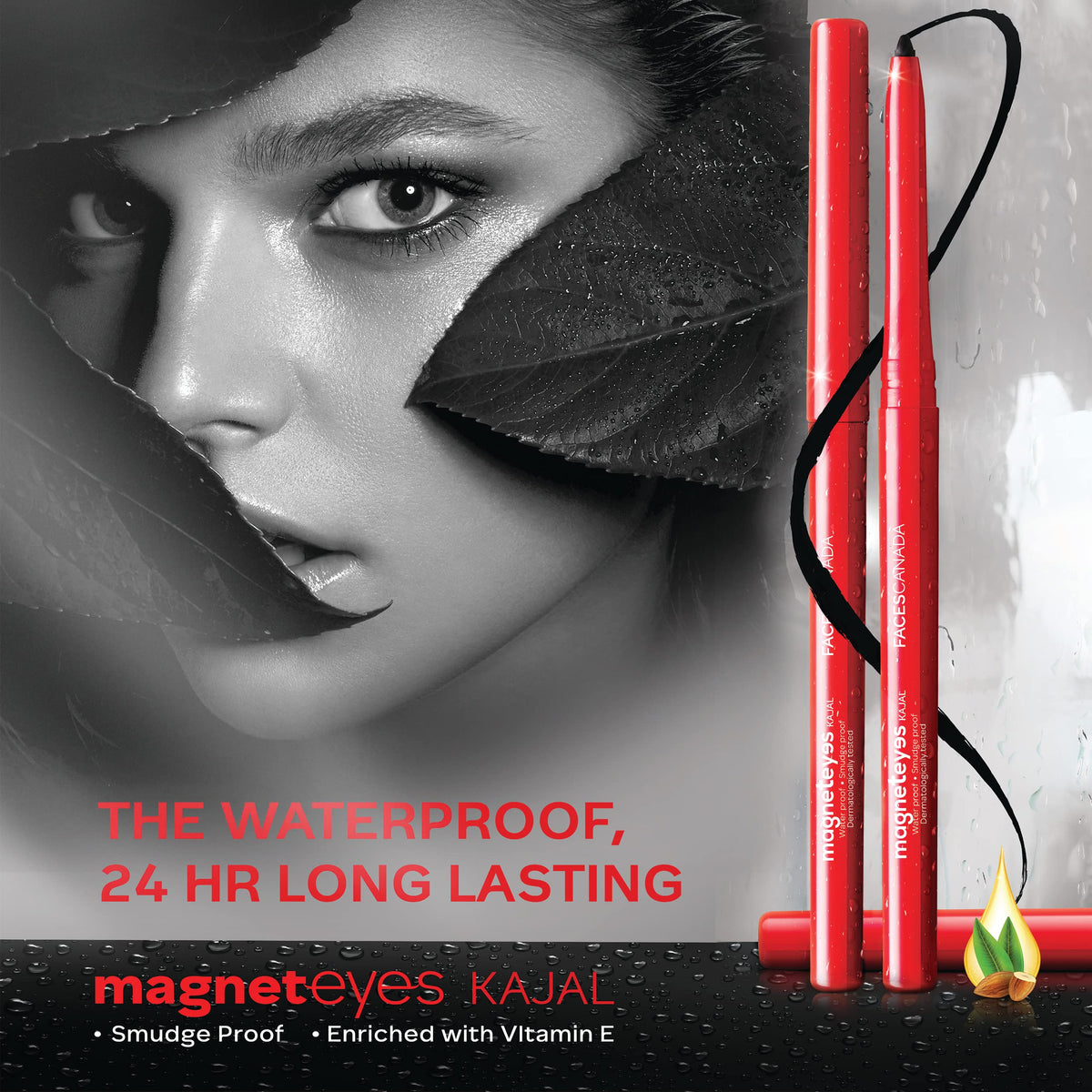 FACESCANADA Magneteyes Eyeliner - Black, Waterproof, Smudge Proof