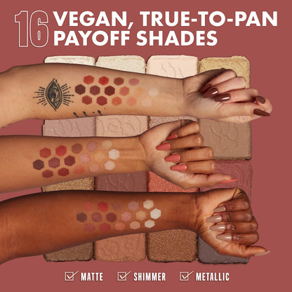 NYX PROFESSIONAL MAKEUP, Ultimate Shadow Palette, Eyeshadow Palette - Warm Neutrals